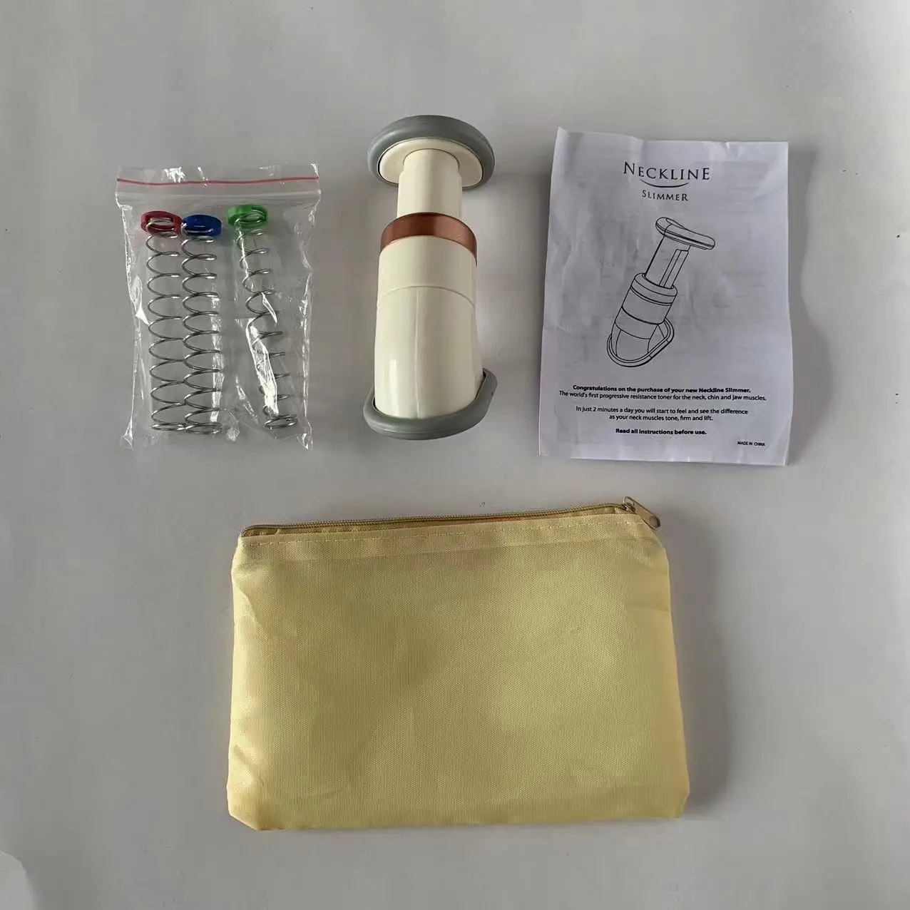 Ejercitador de escote adelgazante portátil, masajeador de belleza para barbilla, Reduce la papada, piel fina, mandíbula, cuerpo, cara, línea L, 1 ud._voghion.com