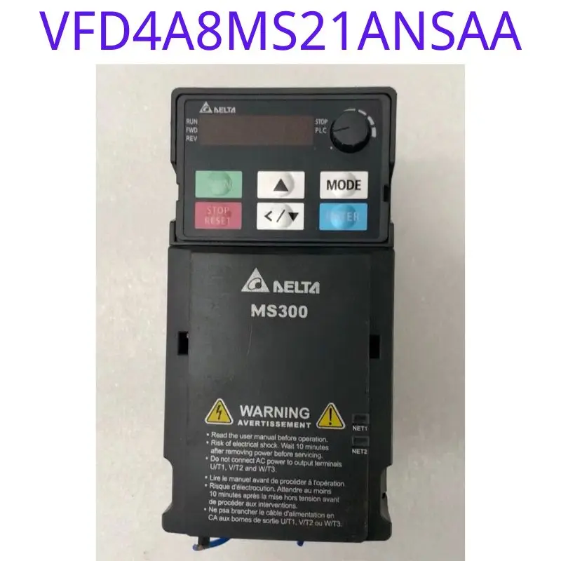 

Used frequency converter MS300 series VFD4A8MS21ANSAA functional test intact