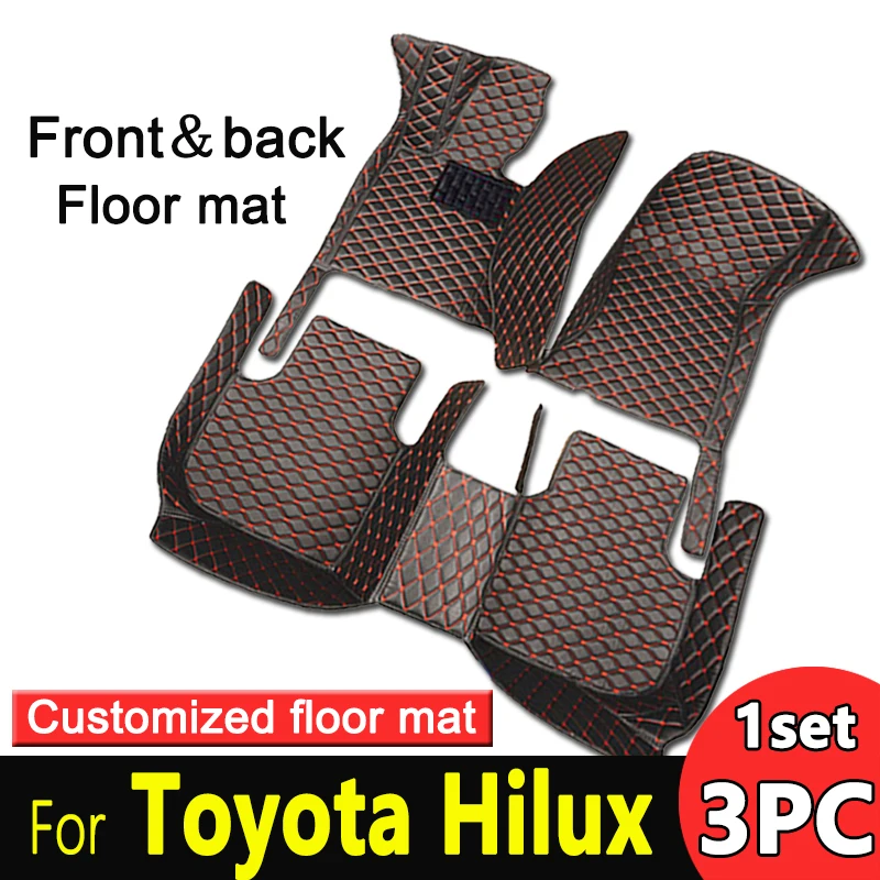 Car Floor Mats For Toyota Hilux 2015 2017 2018 2019 2020 2021 Custom