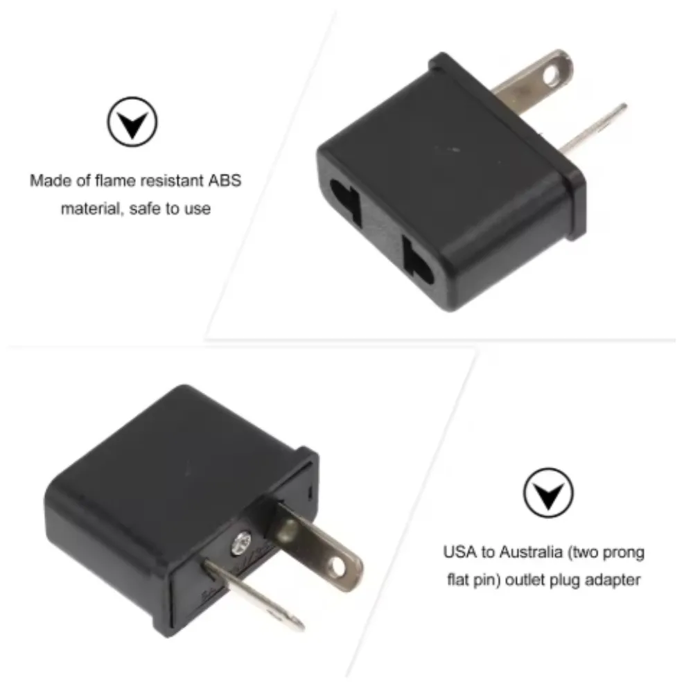 Universal European Plug Adapter with CE Certification - Travel Power Converter
