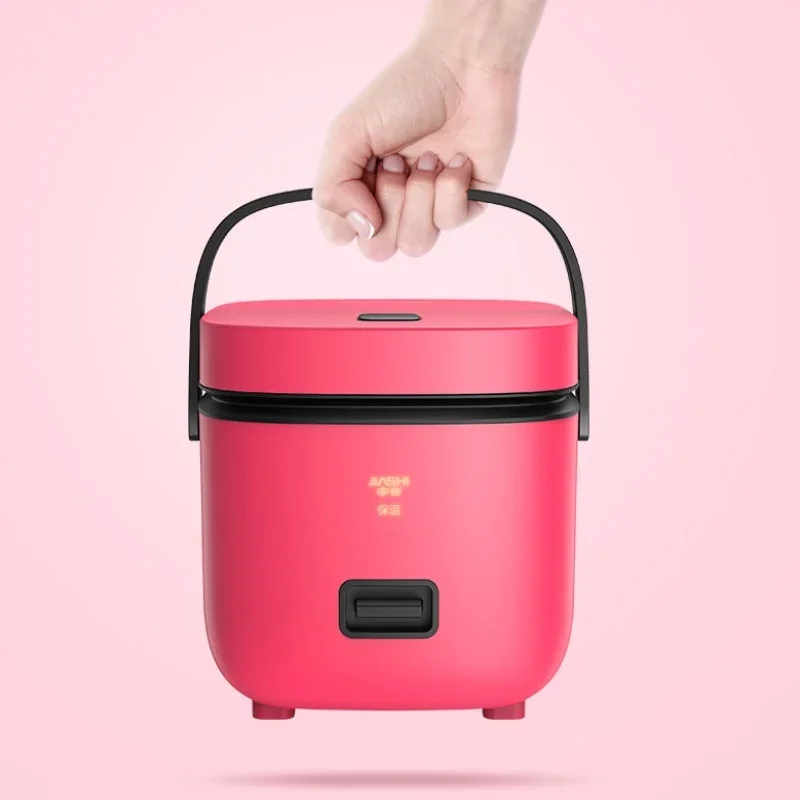 220V Mini Electric Cooking Machine, Single/Double Layer Hot Pot Rice Cooker Non-stick Pan 4