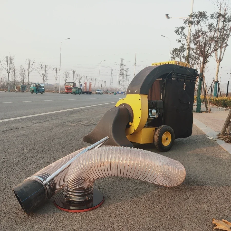 Self propelled leaf collector gasoline leaf sucking machine greening lawn sundries leaf suction machine 4