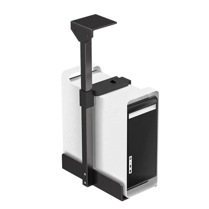 Universal PC Case Holder Under Desk Wall Side Mount CPU Stand Adjustable Computer Mainframe Hanger Host Box Stand Bracket Rack computer case stand