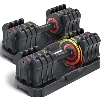 5-in-1 Adjustable Dumbbell Set 22.5LB 1
