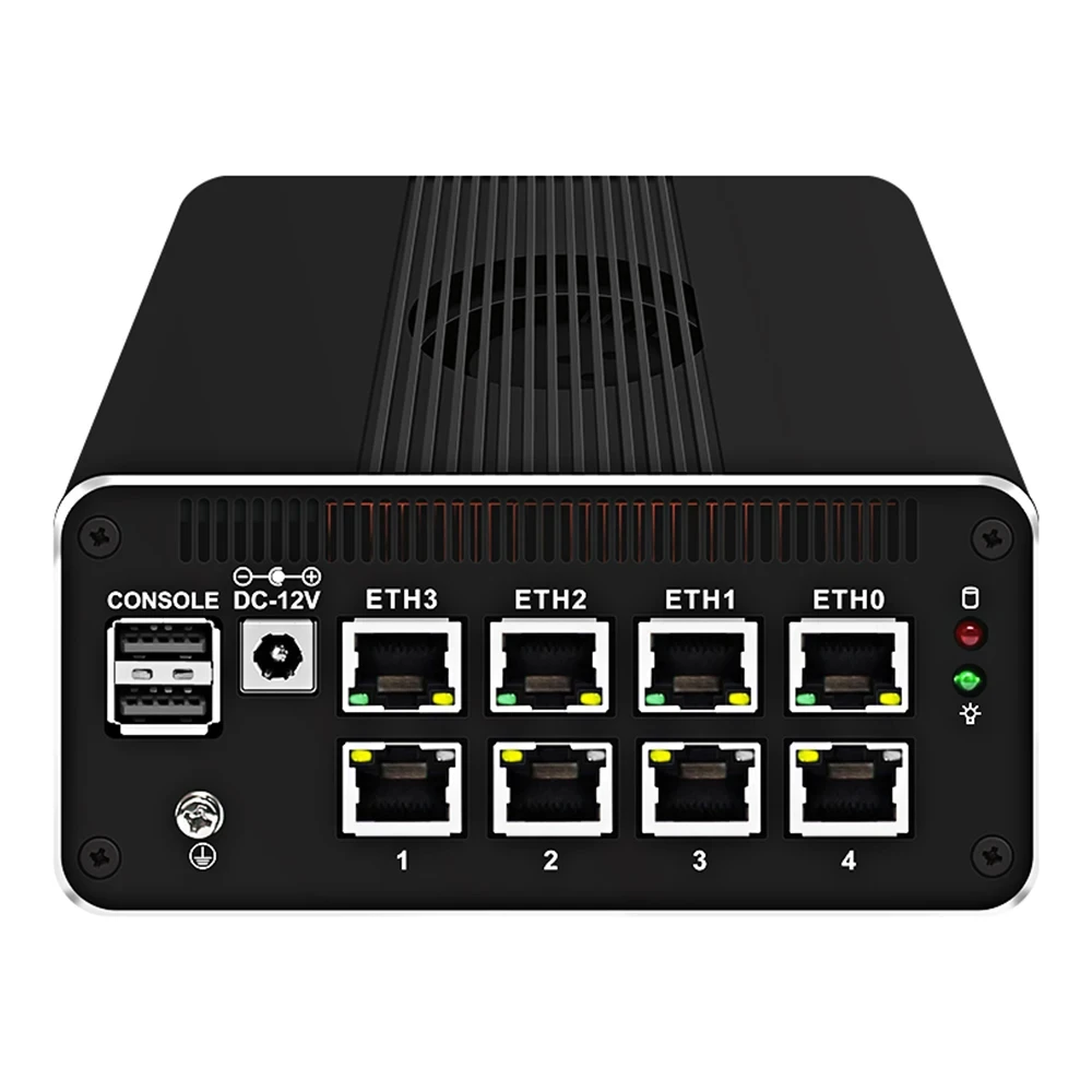 Topton Intel i3-N355 N305 N150 N100 Firewall Mini PC 2x10G SFP+