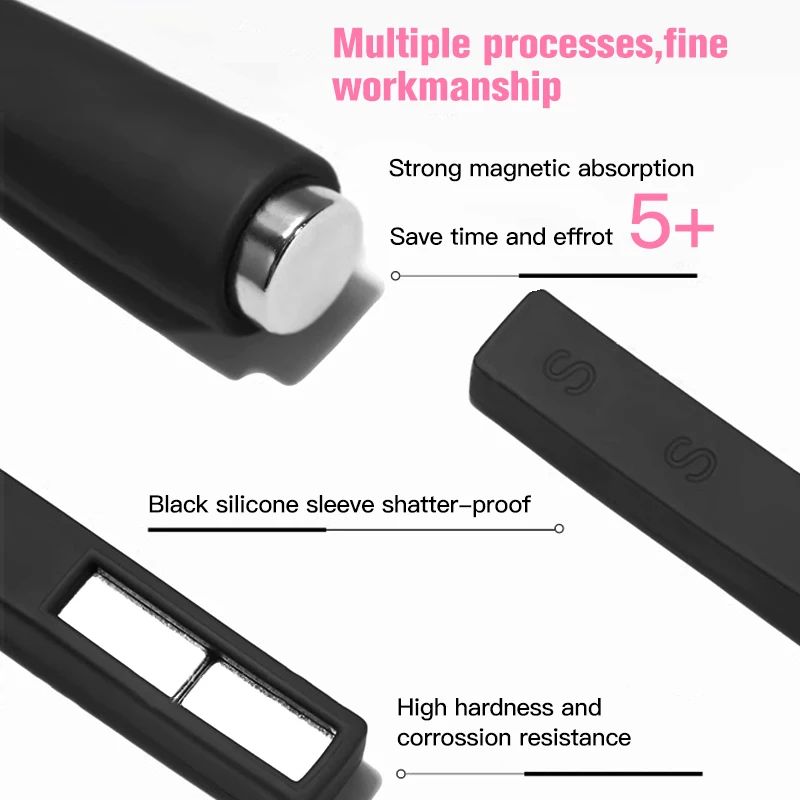 Cat Eye Nail Tool Magnetic Nail Art Tools Magnetic Nail Tools Nail Care Tools 5 In 1 Multifunctional Strong Cat Eye Magnet UV/LED Gel Nail Magnetic Stick For Manicure Art Design Special Tools
