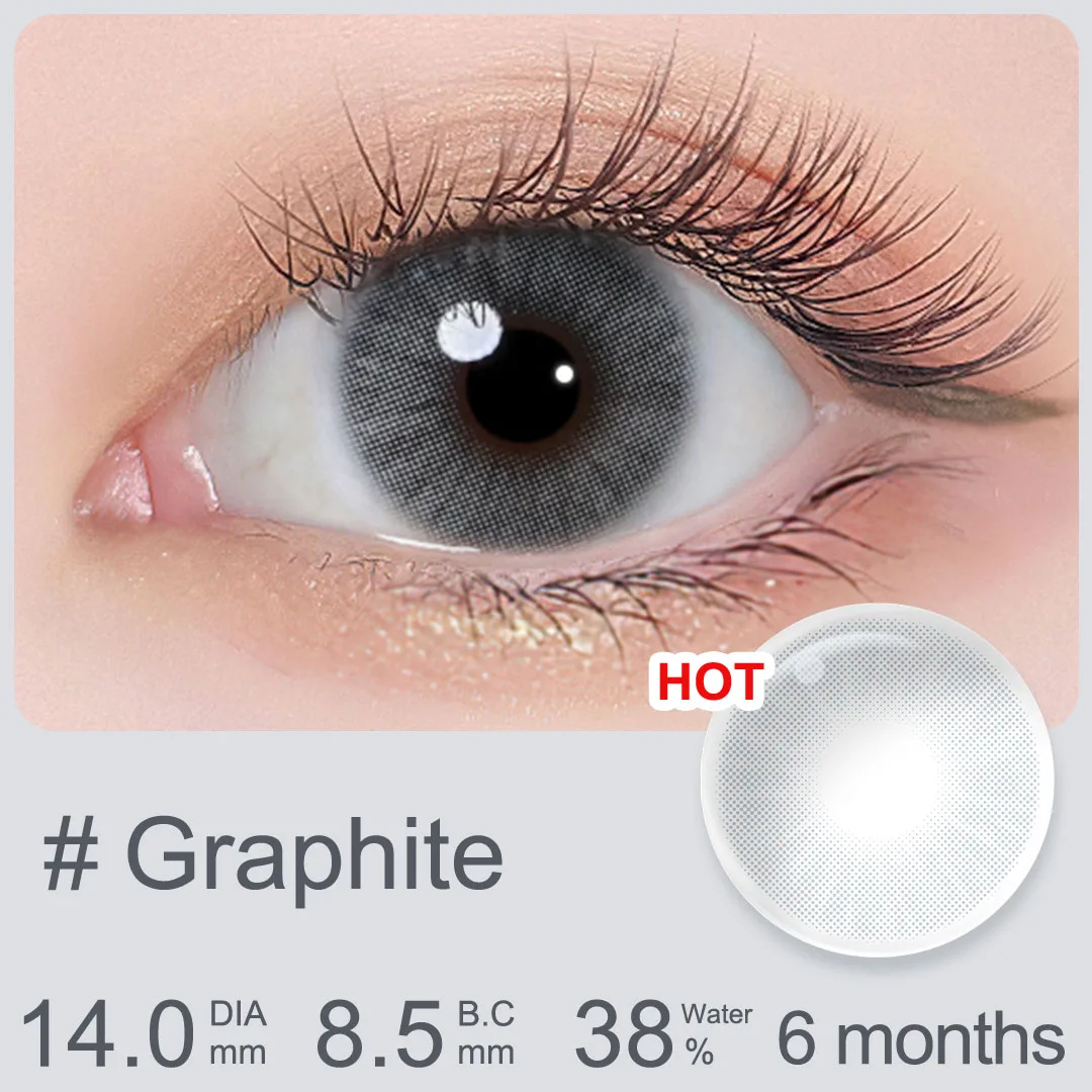 Hidrocor Prescription Natural Eye Color Cosmetic Contact Lenses