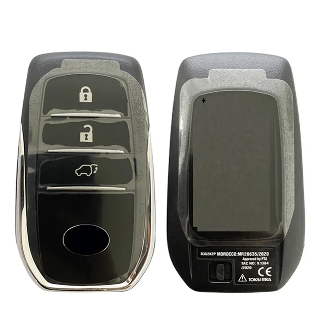 Toyota FORTUNER 434MHz 3 Button Smart Remote Key 0010 BM1EW/0182 Board Number OEM FCC B3U2K2P 1