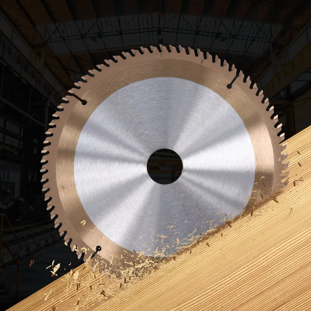 230-300mm Circular Saw Blade 24T 40T 48T 60T 80T TiCN Coated Carbide Cutting Disc For Cutting Wood PVC Plastic Wood Saw Disc 