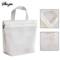 Mesh Makeup Toiletry Storage Bags Handbags Portable Travel Washing Body Shower Tools Organizer Hanging Cosmetic Organizer Pouch 3