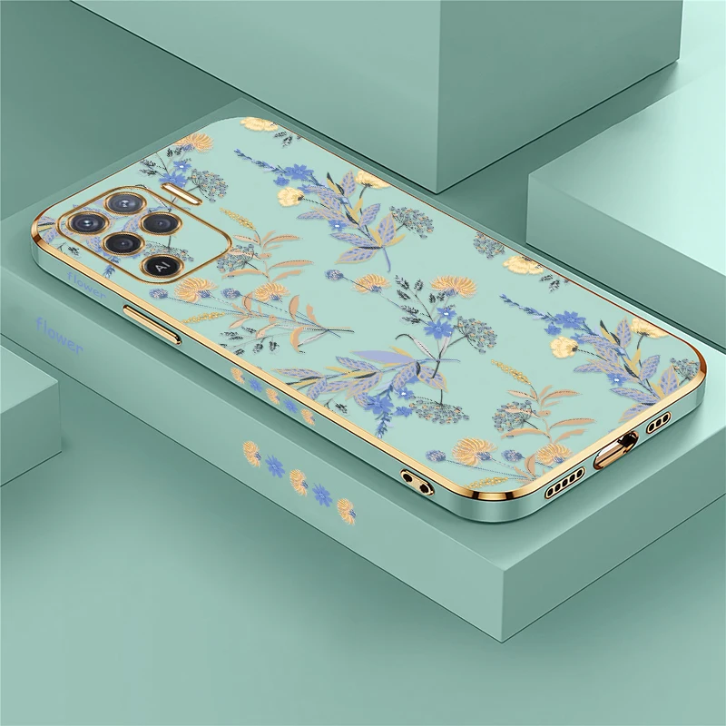 Romantic Garden Leaves Shockproof Phone Case