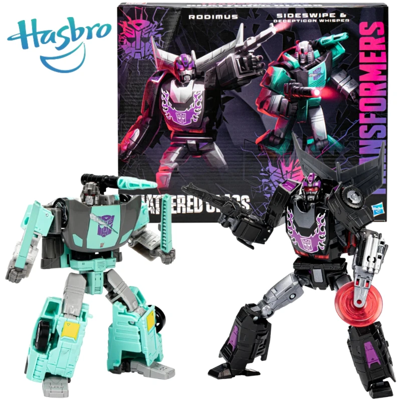 

in stock Hasbro Transformers Shattered Glass Deluxe Rodimus Sideswipe Whisper 3-Pack Action Figure Toy Gift Collection