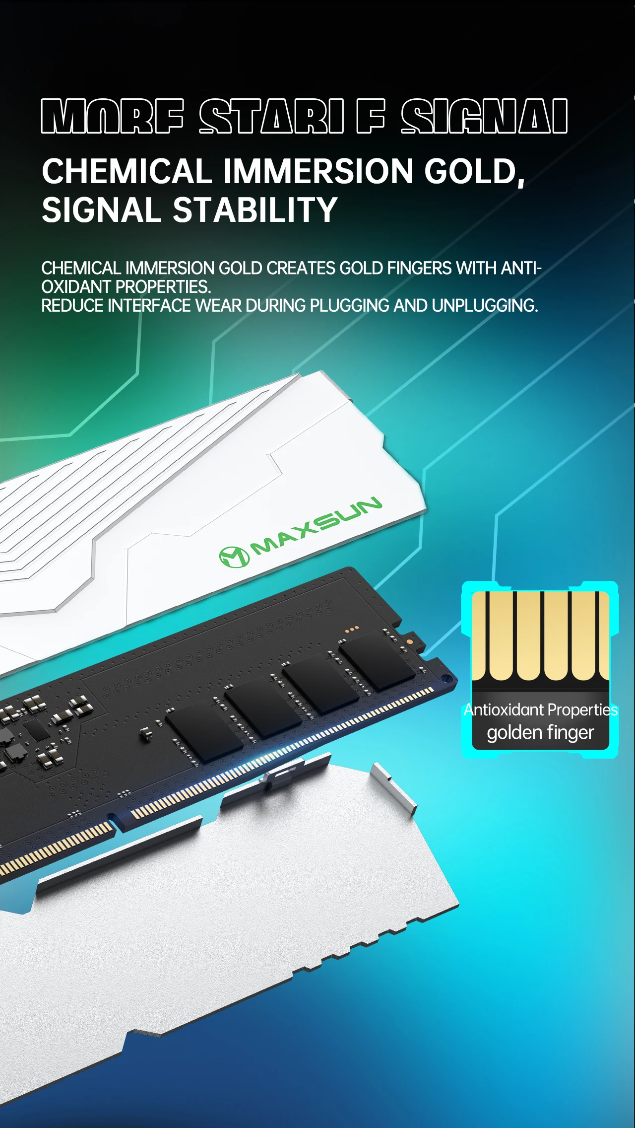 ОЗУ MAXSUN белая для электронных спортивных игр, DDR4, 8 ГБ, 16 ГБ ...