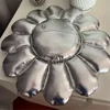 Silver Hiroshi Fujiwara Sunflower Cushion Bedroom Living Room Leather Textured Cushion Smile Office Cushion Home Decor 1