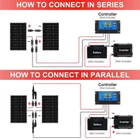 Panneau Solaire Portable de 6000W et 18V, Batterie Externe Flexible de 3kW, pour l'Extérieur, pour la Maison, le Camping 5