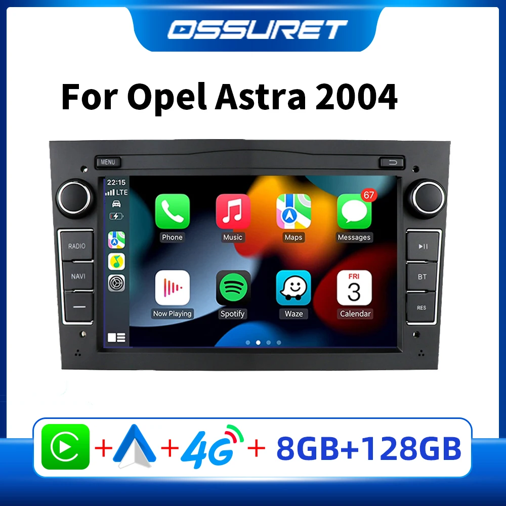 Android carro multimídia carplay para opel astra h corsa d c vectra