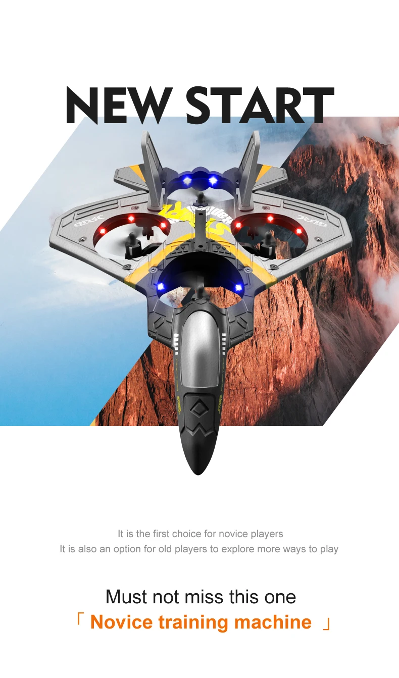 4drc V17 Remote Controlled Rc Glider Fighter Plane For Beginners_voghion.com