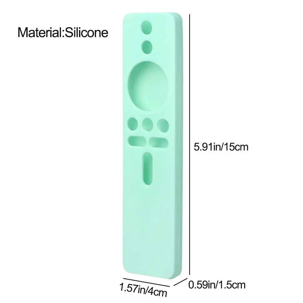 Silicone Remote Case Silicone Remote Sleeve Silicone Remote Cover Silicone Case Protector Remote Controller Cover Soft Silicone Remote Control Protective Case for Xiaomi Mi Box S/4X Remote TV Stick