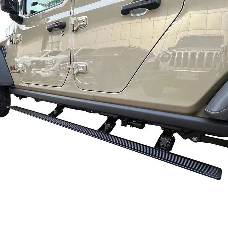 

Car Accessories 4x4 Pickup Electric Side Step Truck Aluminum foot board step Automatic Running Boards for Jeep Gladiator 2022