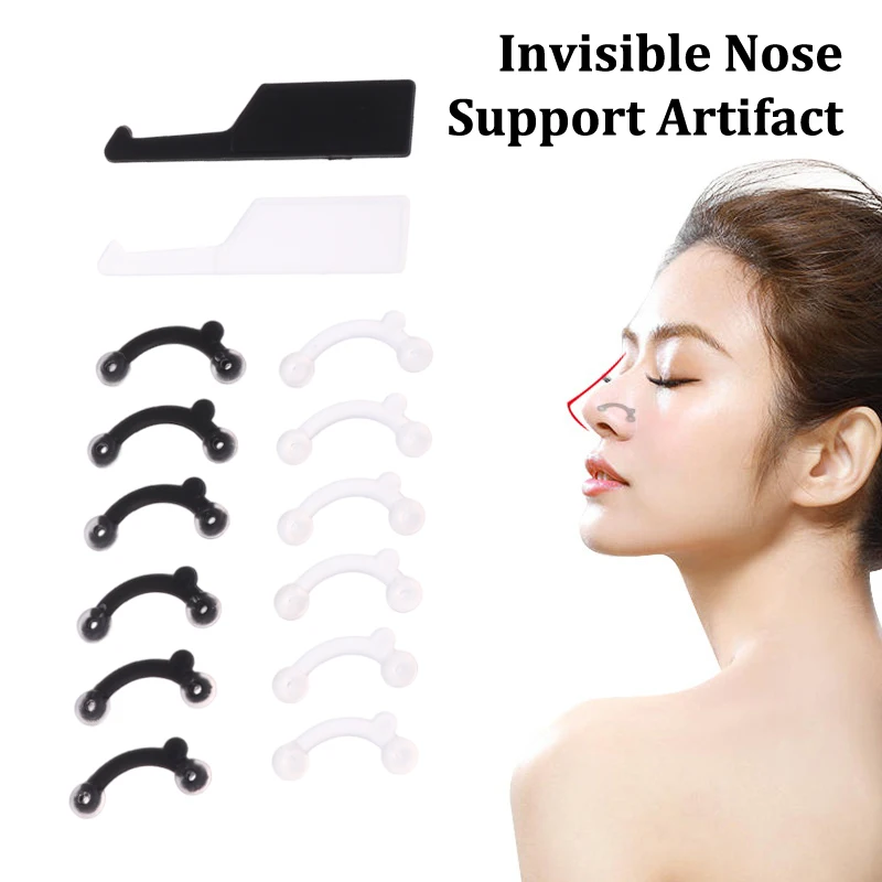 Beauty Nose Clip Corrector Massage Tool Nose Up Lifting Shaping Clip Clipper Shaper Bridge Straightening No Pain 3 Size 3Pcs nose clip nose shaper