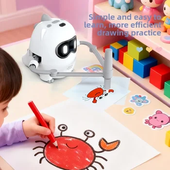 Robot da disegno intelligente con telecamera Illuminismo Robot da disegno intelligente Sussidio didattico Macchina educativa per la prima infanzia