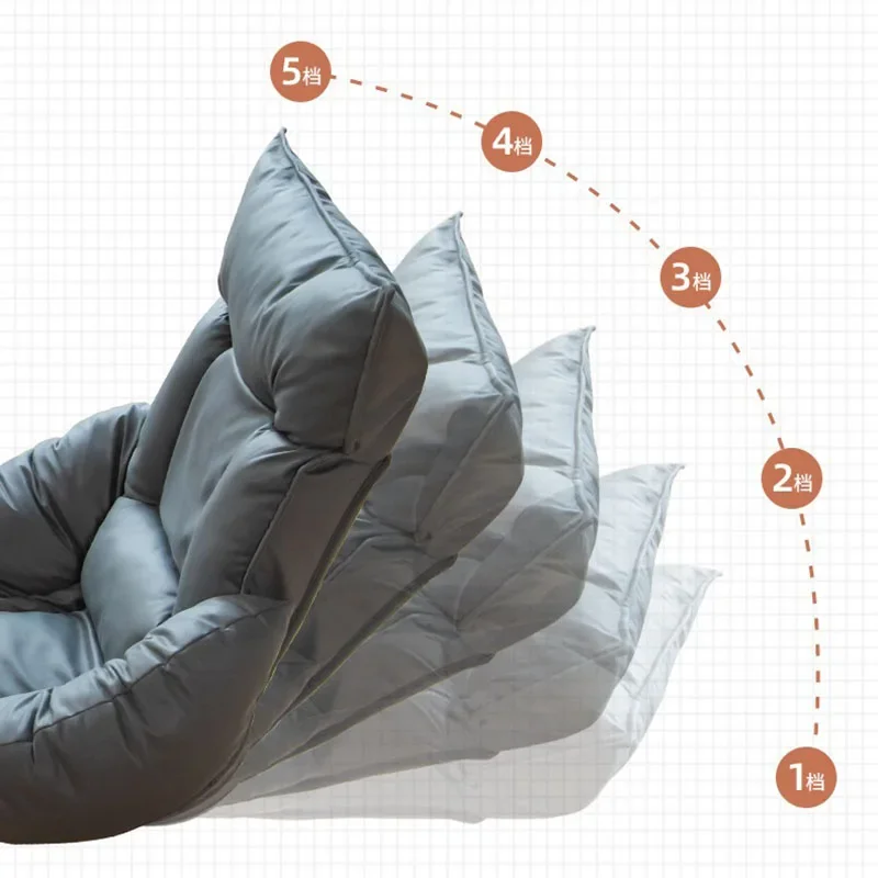 Sofa Chair Recliner Chair Folding Living Room Chairs Rocking Chair Camping Folding-bed Single Sofa Lazy Armchair Solid Wood Sofa