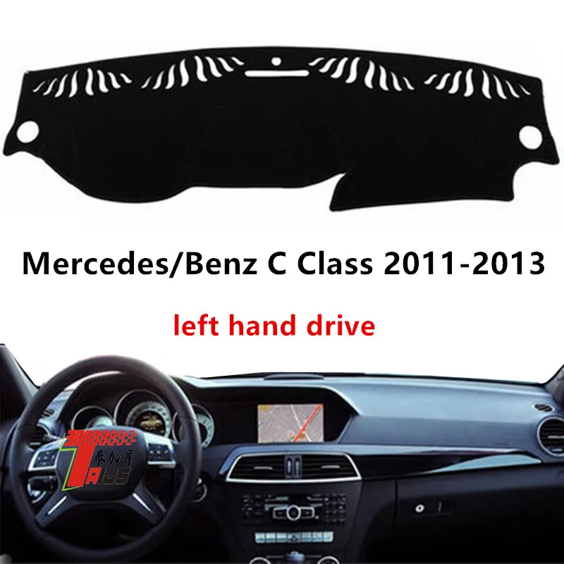

TAIJS factory high quality anti-dirty Suede dashboard cover for Mercedes/Benz C class 2011-2013Left-hand drive hot selling