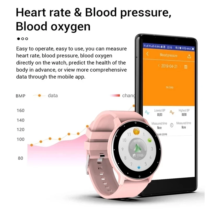 2024 New For Huawei Xiaomi Smart Watch Men's Full Touch Screen Sports Fitness Watch Heart Rate Bluetooth Call SmartWatch Women 4