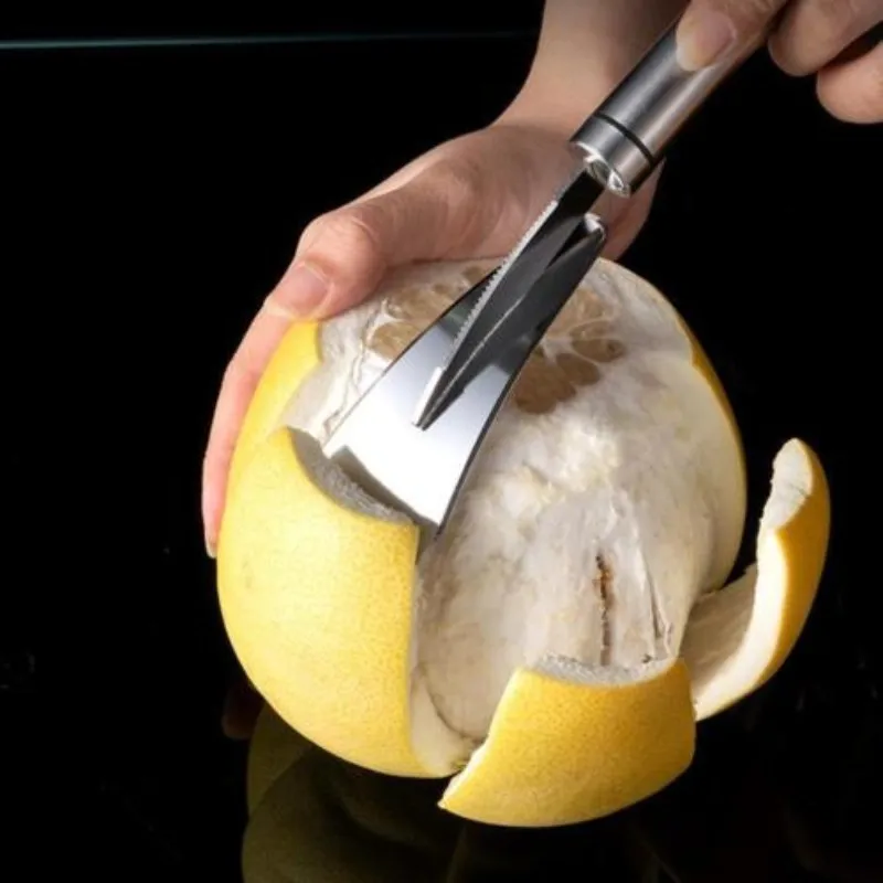 Newest Orange Peeler Stainless Steel Lemon Orange Peeler Practical Fruit Grapefruit Opener Cutter Kitchen Gadgets For Household