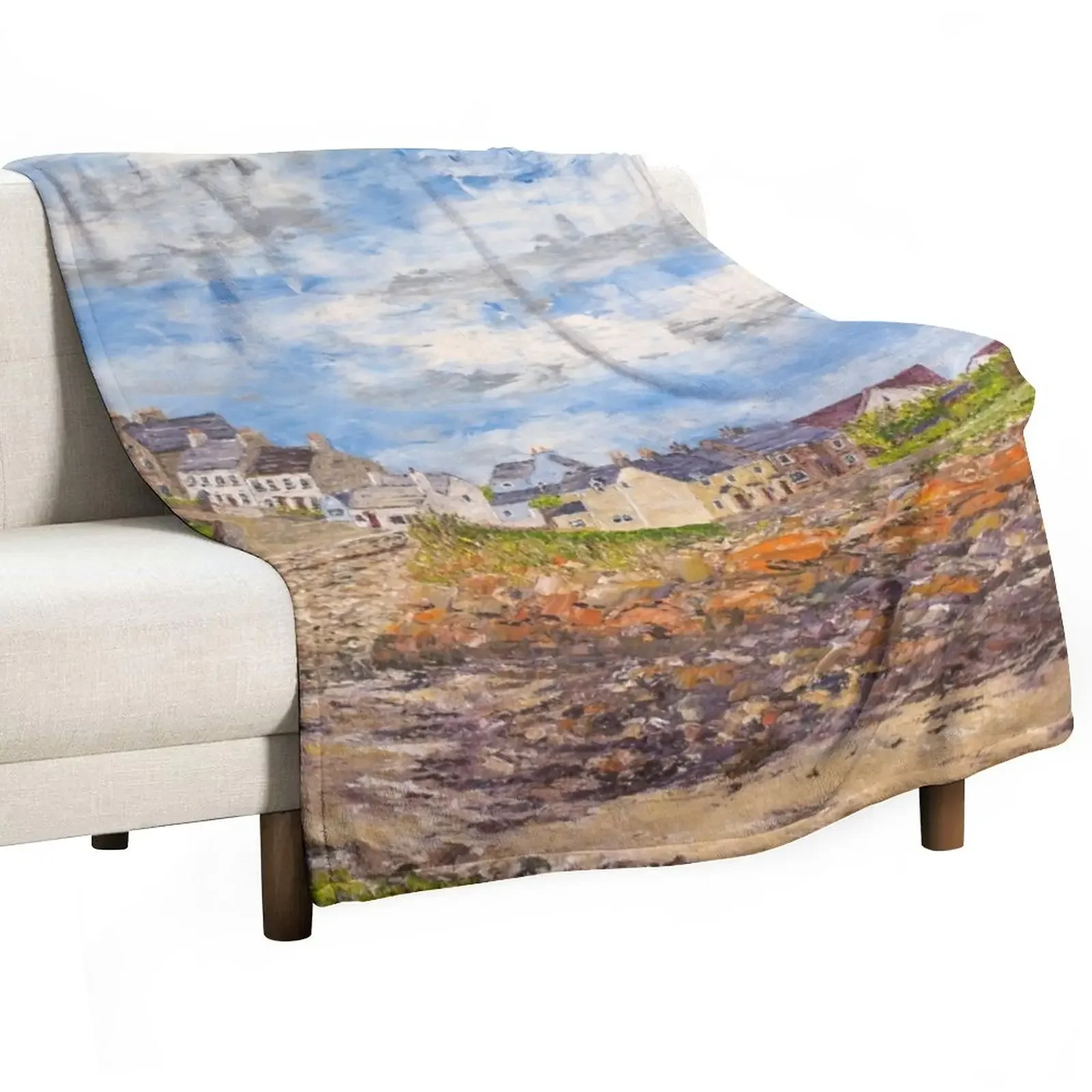 

Moelfre Throw Blanket Retros Soft Thermal Blankets