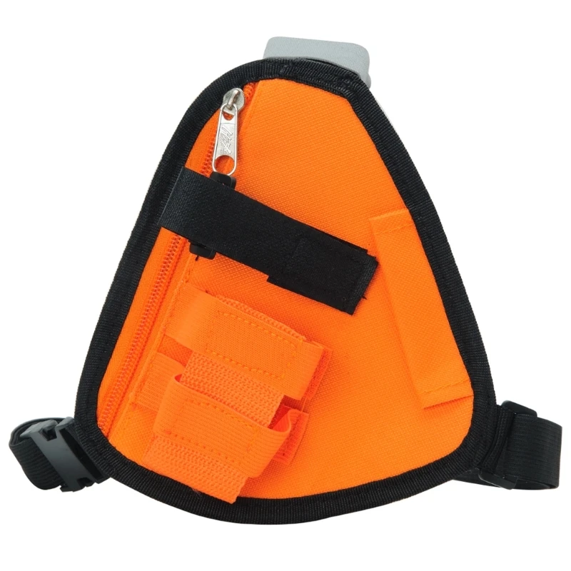 

63HD Radio Harness Bag Front Pack Pouch Holster Carry for Walkie-Talke Chest Bag