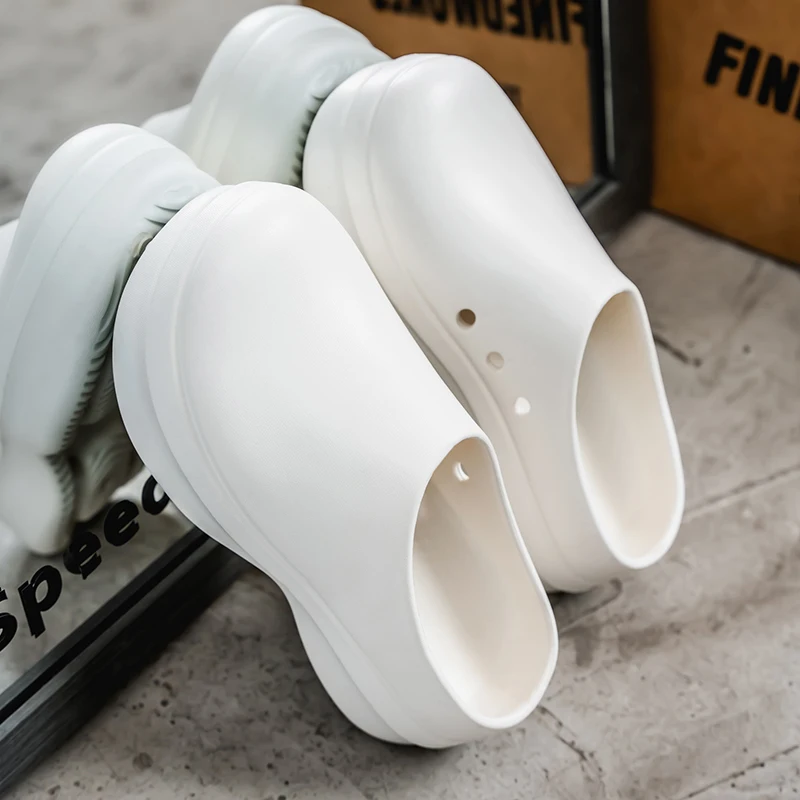 Summer Sandals for Men and Women Fashion EVA Thick Soles leather sandals summer sandals garden shoes