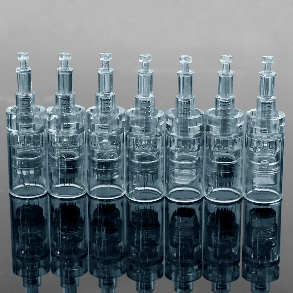 Microneedling cartridge 10/20/50/100Pcs Dr. Pen M8 needle cartridges bayonet cartridges 11 16 24 36 42 Nano pins for microneedling