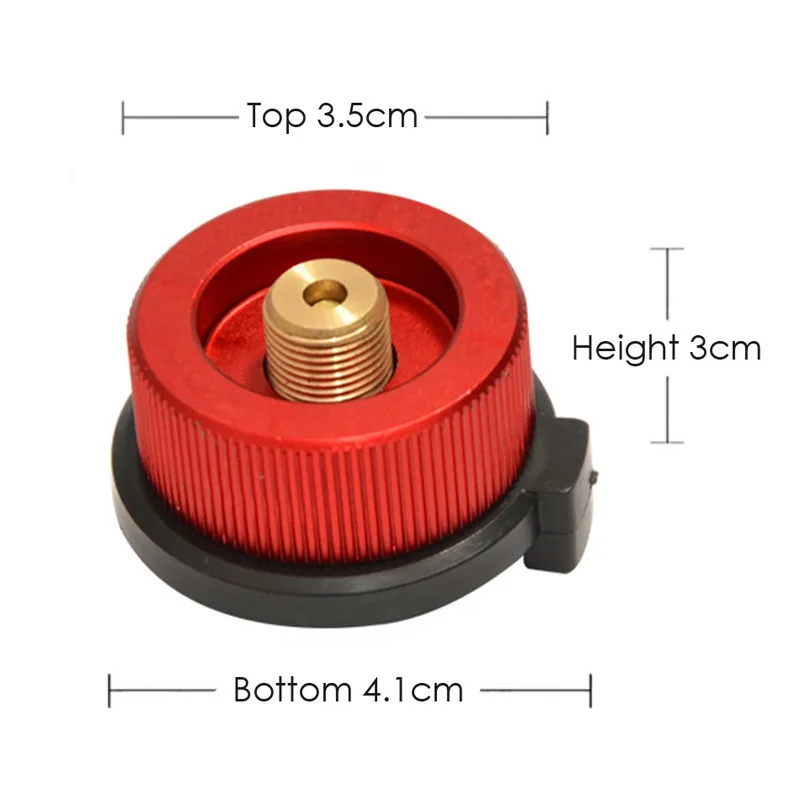 Outdoor Camping Gas Stove Converter Gas Burner Connector Aluminum Gas Tank Adapter Outdoor Picnic Stove Propane Refill Adapter 2