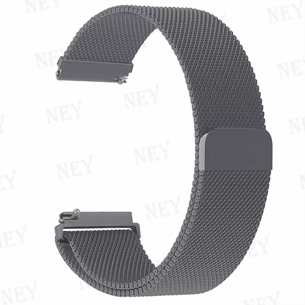 Premium Milanese Loop Strap - Elegant 20mm/22mm Adjustable Metal Bracelet Band