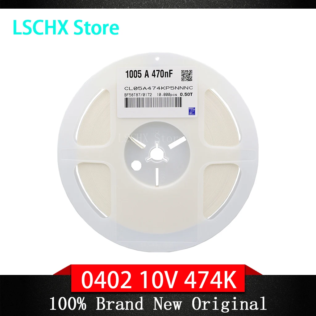 

10000PCS/RELL New original SMD capacitor 0402 10V 474K 474 ceramic capacitor