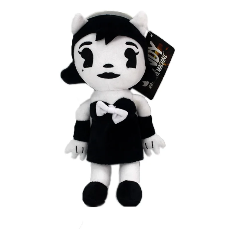 thumbnail image 1 of 30cm Bendy Plush Toys Game Horror Bendy & Boris & Alice Angel Plush Doll Soft Stuffed Toys for Children Kids Gifts With Tag, 1 of 5
