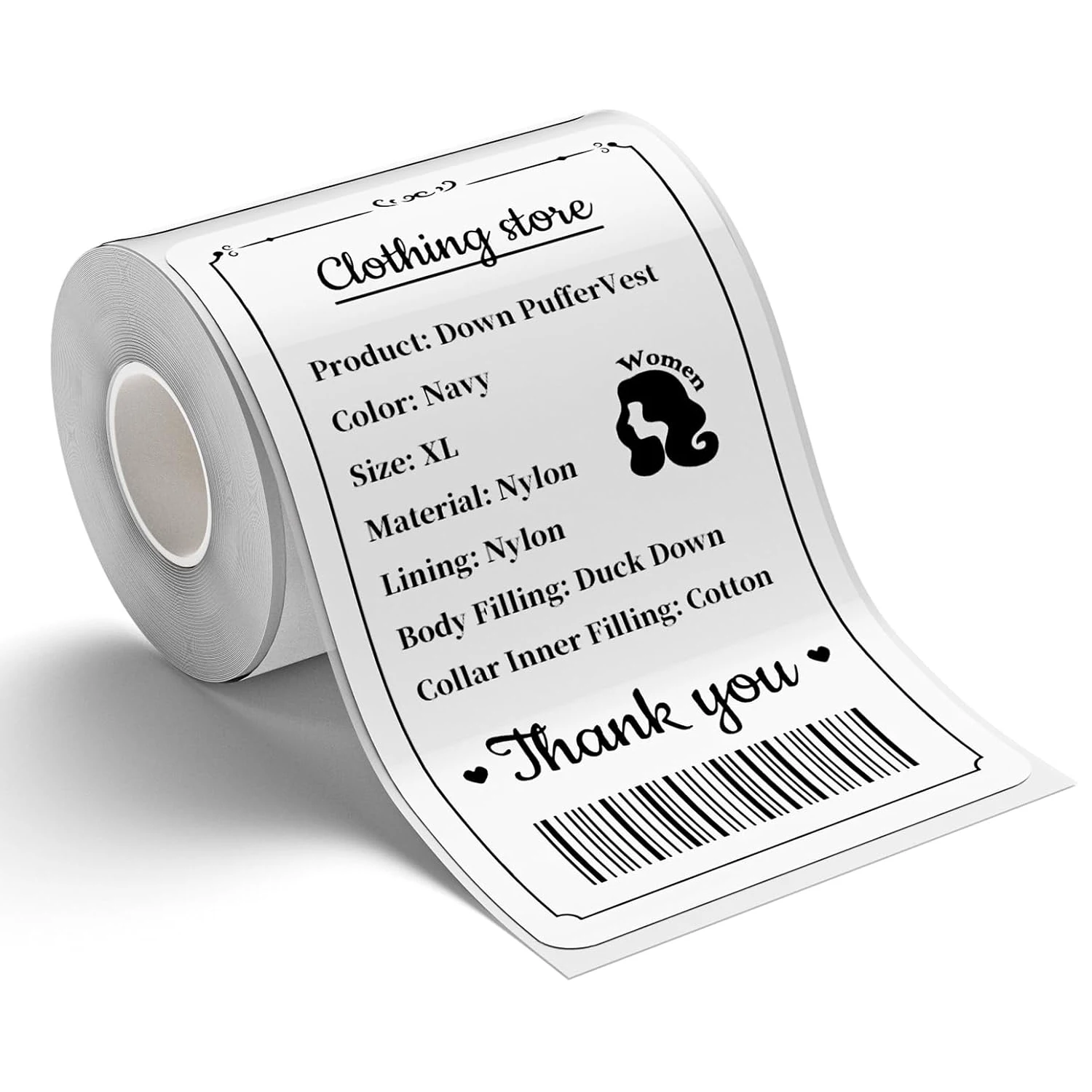 For Niimbot B4 4-inch Portable Thermal Label Printer Big Size 20-100mm Labels Paper 100x150mm 4x6 Shipping Barcode Sticker