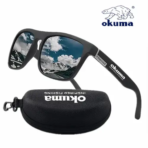 Okuma polarized sunglasses UV400 for men and women outdoor hunting, fishing, driving bicycles, sunglasses optional box - Image 3
