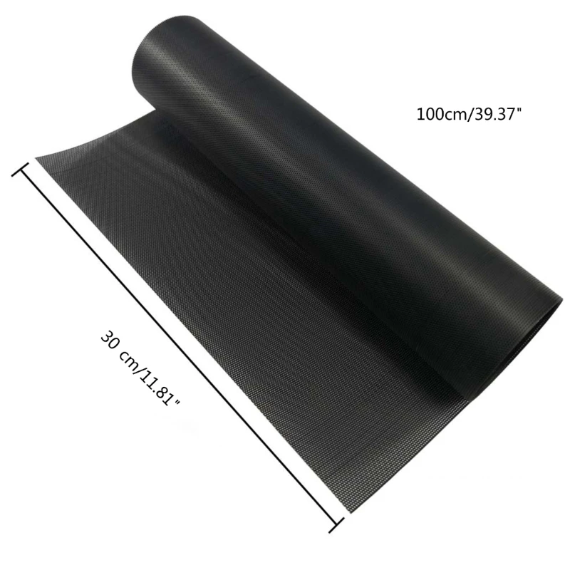 30cm DIY PC Case Dust Mesh Filter PVC Dustproof Mesh Filter Cover Black Computer Cooler Fan Dust Filter Magnetic Strip JIAN 6