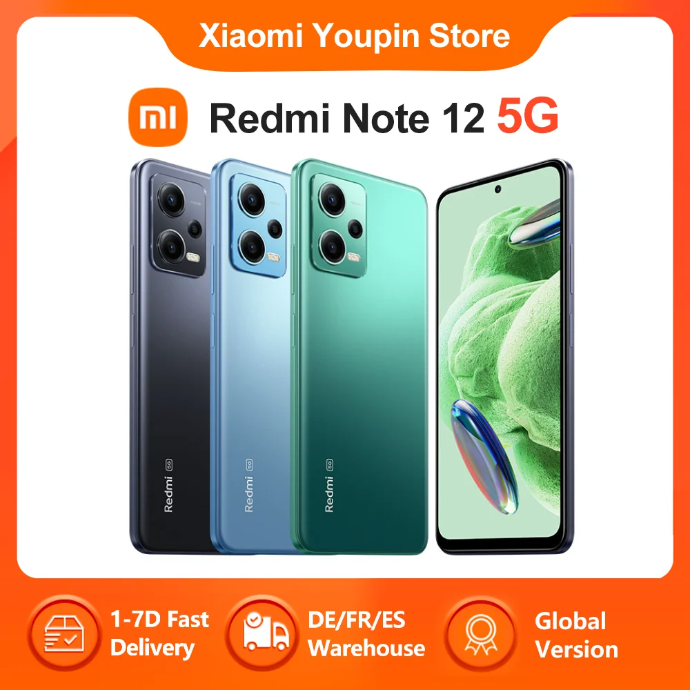 Xiaomi – Smartphone Redmi Note 12, Version Globale 5g, Nfc, Snapdragon ...