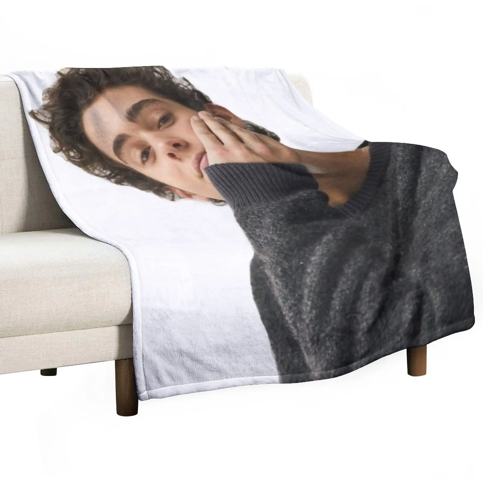 

Joshua Bassett Throw Blanket Soft Plush Plaid sofa bed
