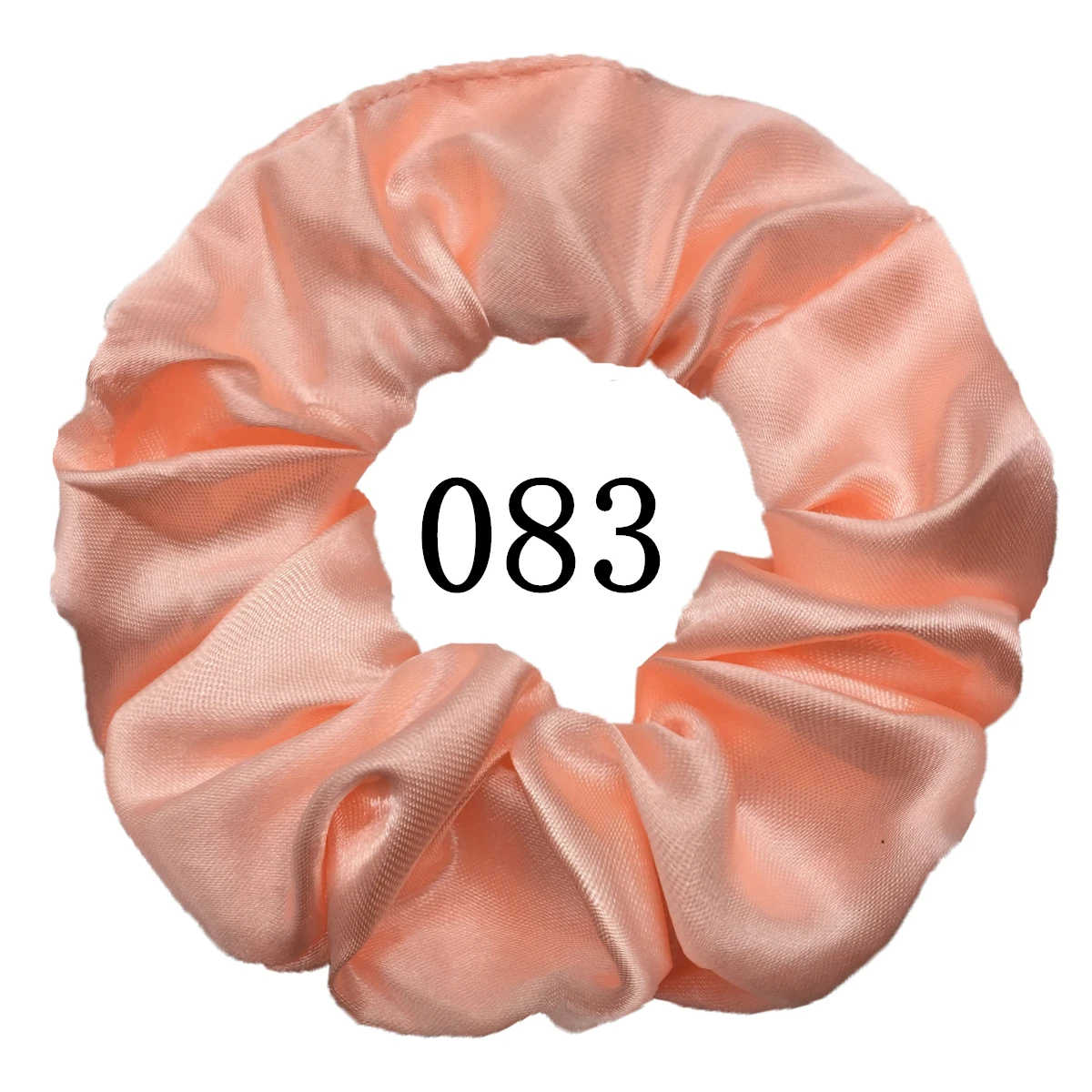 6 teile/los Haargummis Bands Scrunchy Krawatten Seile Pferdeschwanz Halter für Frauen oder Mädchen Zubehör Satin Kopfbedeckung Solide 100 Farbe – Detail 5