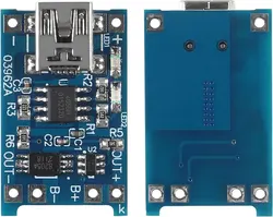 10 - Pack 5V 1A Lithium Battery Charging Boards with USB Options and Protection (10pcs mini usb)