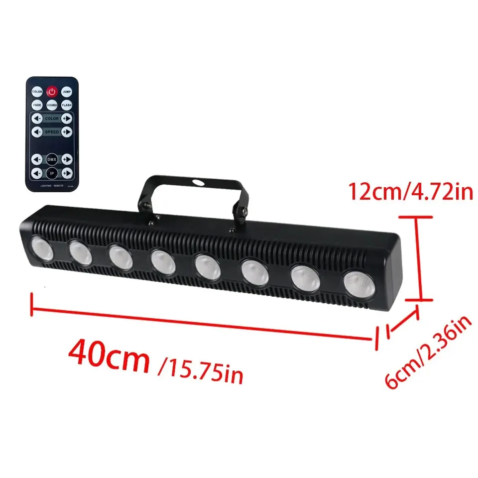  Ƽ ,  Ʈκ LED  Ʈ, DJ  , RGBW DMX512  ,  DJ ,  ũ, 8X12W