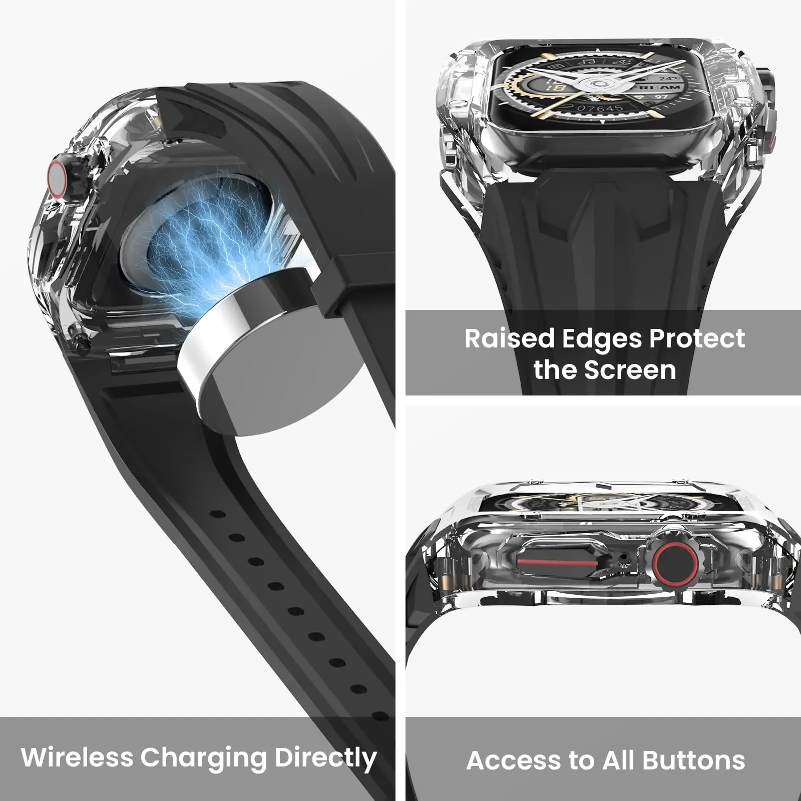 รูปสินค้า สายนาฬิกา Apple Watch ปรับได้ รองรับหลายขนาด หลายรุ่น