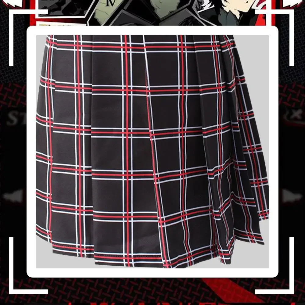 Persona 5: Makoto Niijima (Queen) | Black White School Uniform Cosplay Costume 28 Persona 5 Makoto Niijima (Queen) School Uniform Cosplay Costume for Women (Unofficial)