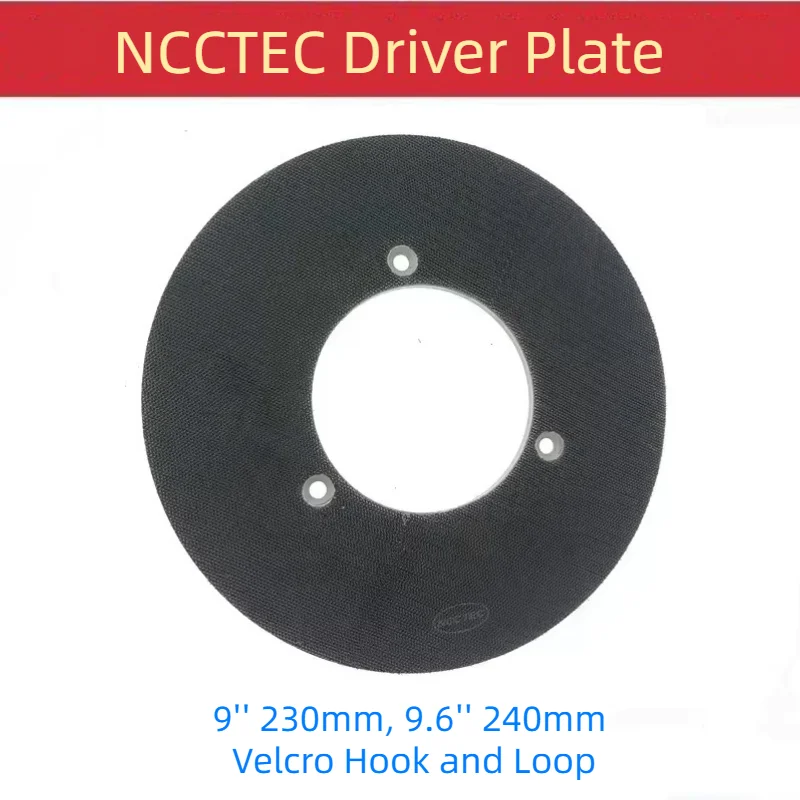 

7pcs 9'' 9.6'' Adapter Driver Disc 230 240mm Quick Change Adaptor Plate Holder Velcro Hook and Loop Diamond Polishing Grind Pad