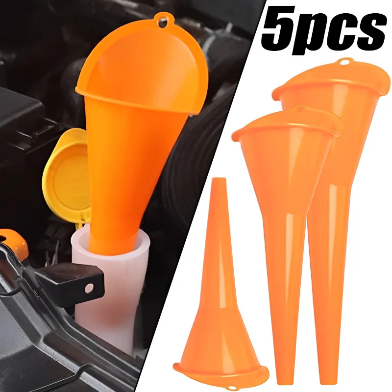 

Car Long Pole Funnel Filling Tool Fueling Splash Resistant Plastic Funnel Universal Truck Motorcycle Fueling Auto Accessories
