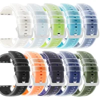 Bracelet en silicone pour Apple Watch 11 46mm, bracelet de sport pour iWatch Series 10 8 7 6 5 9 SE 45mm 44mm Ultra3/2 49mm, remplacement du Correa 6